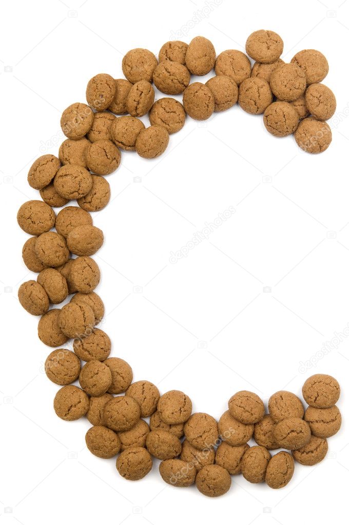 Ginger Nut Alphabet C