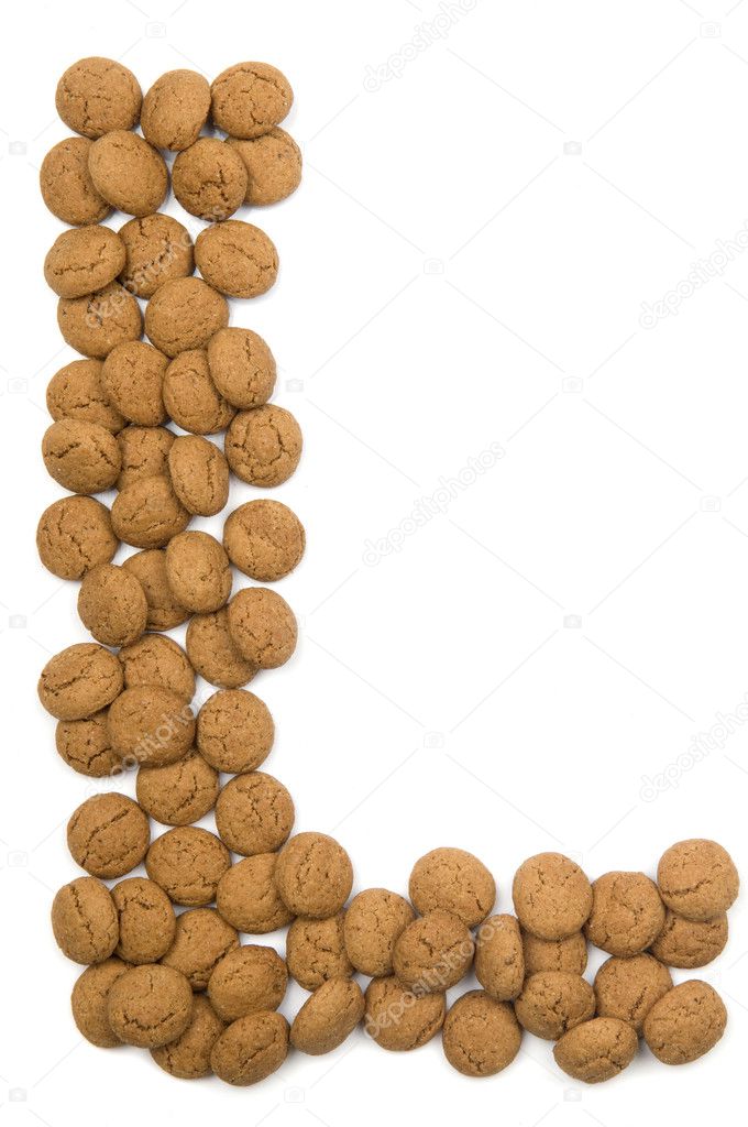 Ginger Nut Alphabet L