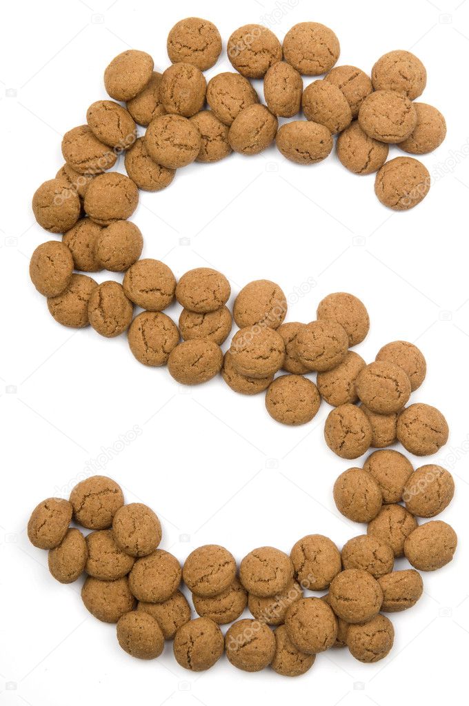 Ginger Nut Alphabet S