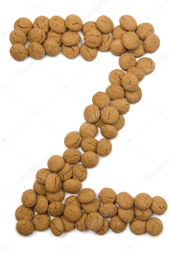Ginger Nut Alphabet Z