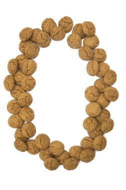 Ginger Nuts Number Zero clipart