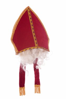 Mitre - the hat of Saint Nicholas clipart