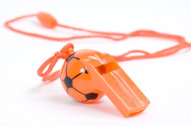 Orange whistle clipart