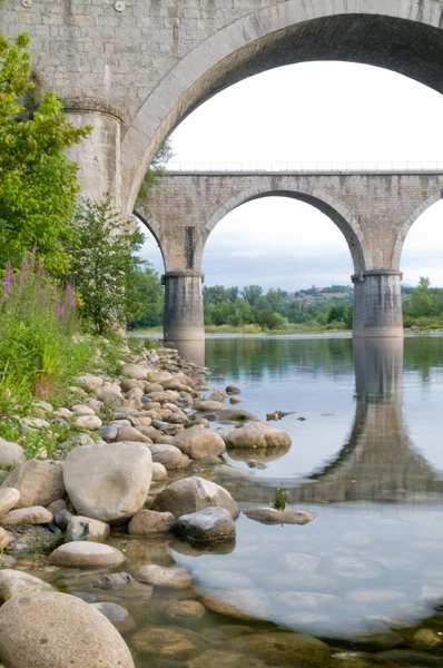 stock image Bridge over the Ardeche