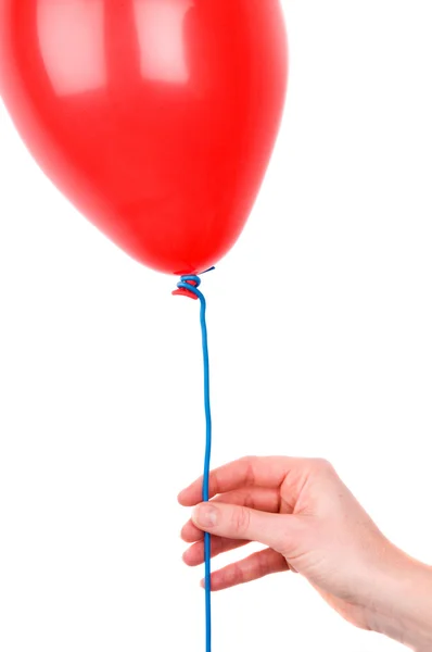 Vrouw Hand met een ballon — Stockfoto