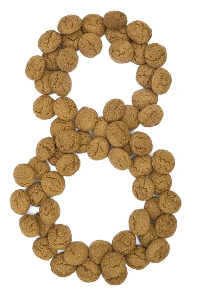 Ginger ořechy číslo osm — Stock fotografie