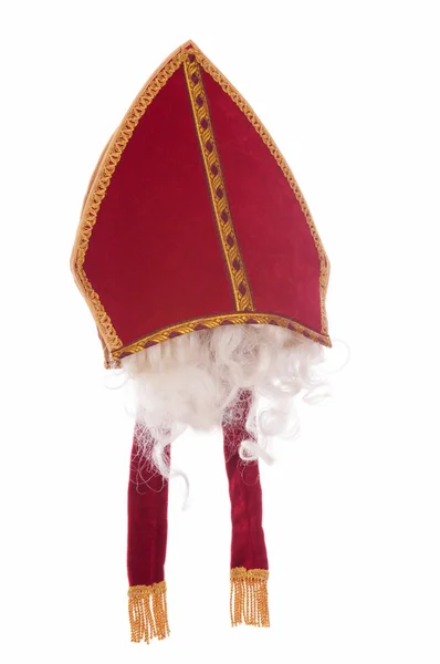 Mitre - the hat of Saint Nicholas — Stock Photo, Image
