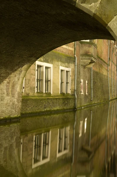 stock image Utrecht (Netherlands) by night