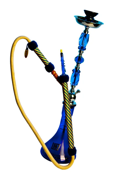 Талль синій труби Sheesha — стокове фото