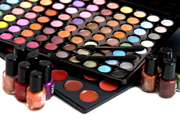 Färgglad makeup kit — Stockfoto