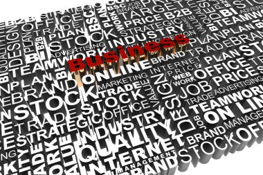 Business Words Related clipart