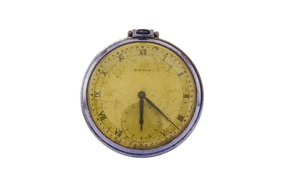 Relógio de bolso antigo suíço — Fotografia de Stock