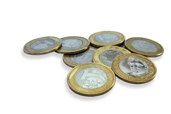 Brasilianska mynt — Stockfoto