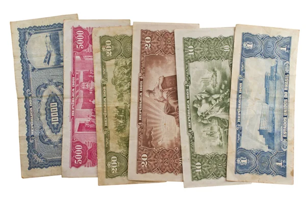 오래 된 브라질 돈 — 스톡 사진
