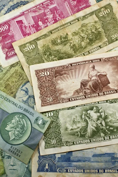 Old Brazilian Money — Stock Photo, Image