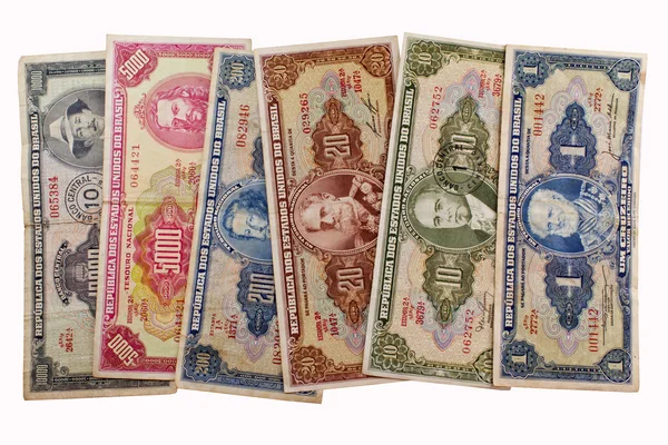 Old brazilian money — Stock Photo, Image