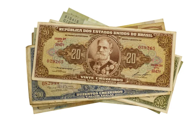 오래 된 브라질 돈 — 스톡 사진