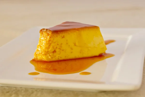 Brazylijski tradycyjne domowe, słodki pudding mleka Zdjęcia Stockowe bez tantiem