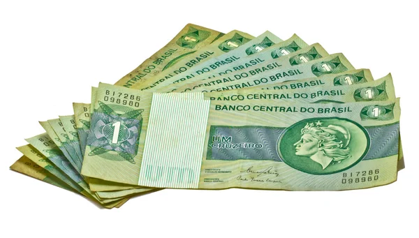 Old Brazilian money — Stock Photo, Image