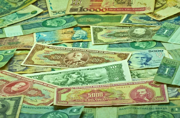Old Brazilian money — Stock Photo, Image