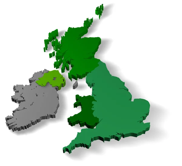 Illustratie van Verenigd Koninkrijk van Groot-Brittannië — Stockfoto
