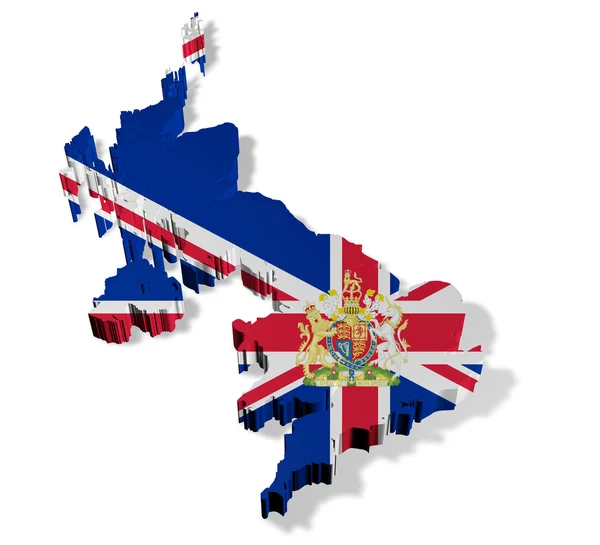Büyük Britanya Birleşik Krallığı çizimi — Stok fotoğraf