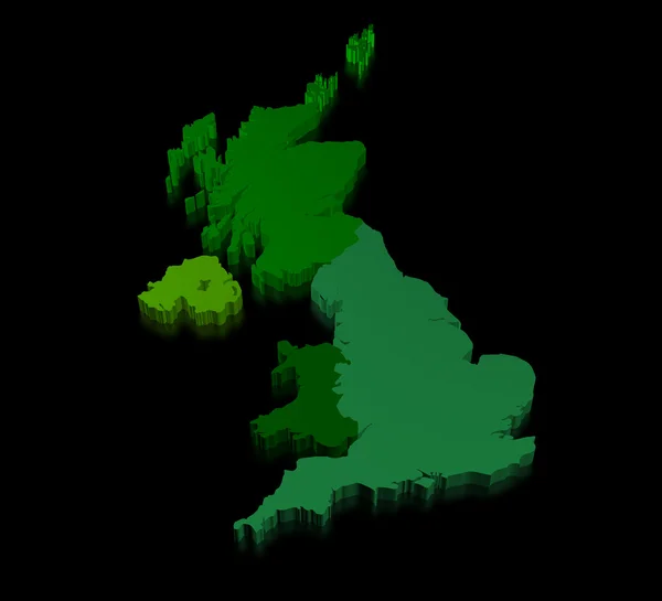 Illustration av Förenade kungariket av Storbritannien — Stockfoto