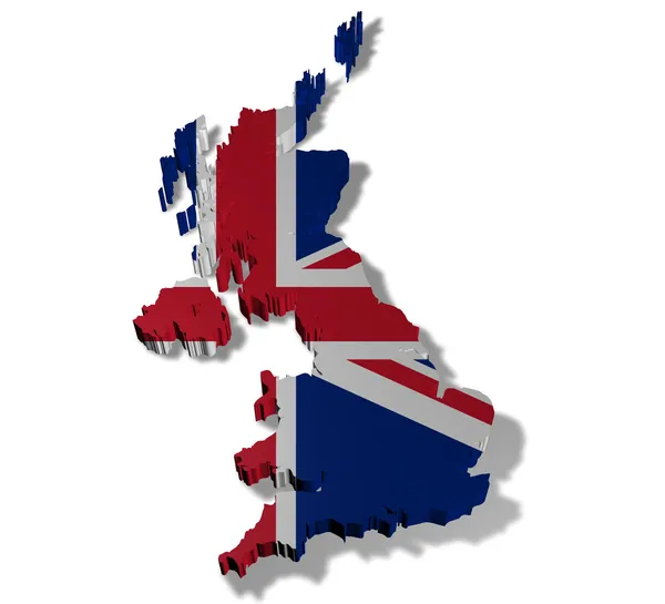 Büyük Britanya Birleşik Krallığı çizimi — Stok fotoğraf