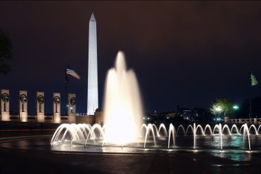 WWII Memorial in Washington clipart