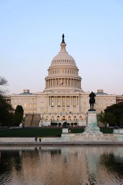 Capitol hill naplementekor — Stock Fotó