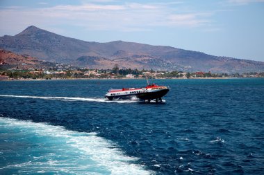 High-speed ferry clipart