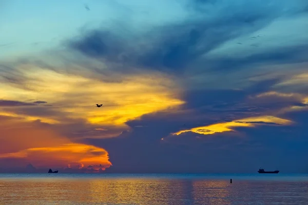 Soluppgång över Atlanten — Stockfoto