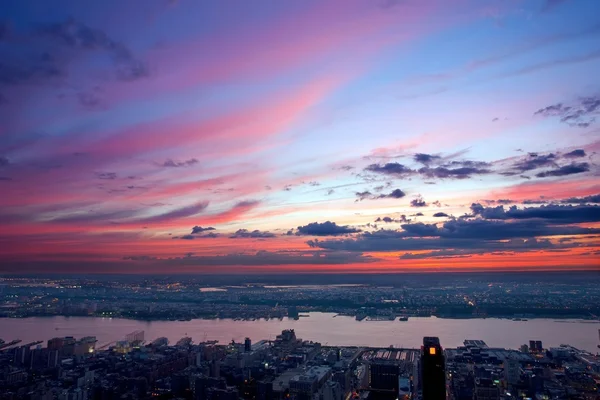 ニュージャージーに沈む夕日 — ストック写真