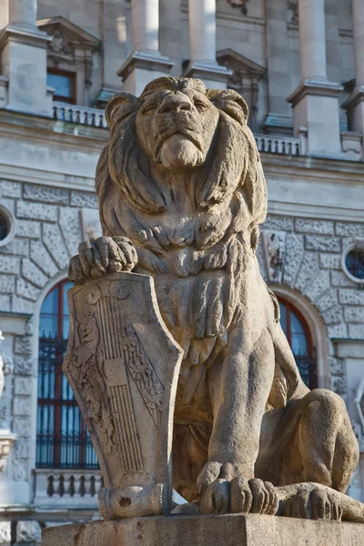 Estátua de leão em Viena — Fotografia de Stock