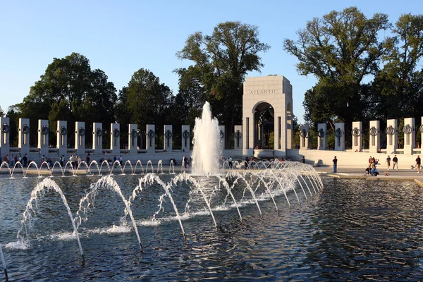 Világháborús emlékmű, washington DC-ben — Stock Fotó