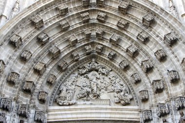 La Giralda, fragment of entrance clipart