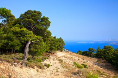 Greek landscape clipart