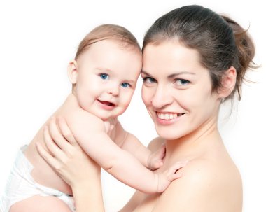 Mother with baby clipart