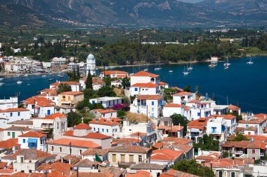 View on Poros and Galatos clipart