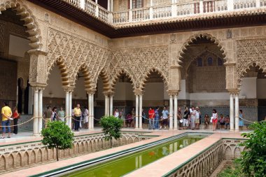 Alcazar in Sevilla clipart