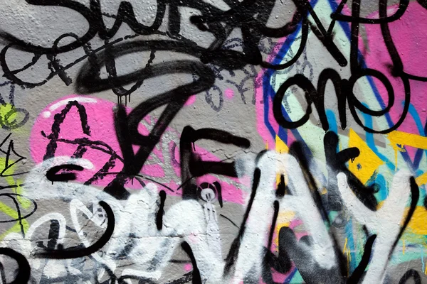 Abstracte kleurrijke graffiti achtergrond — Stockfoto