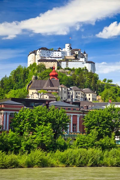 Вейв на крепость Гогензальцбург, Зальцбург — стоковое фото