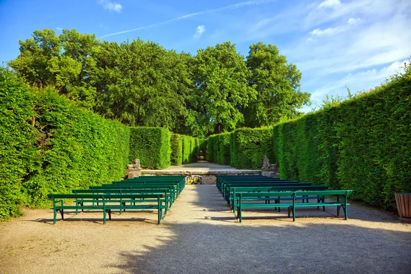 Mirabell Gardens, Salzburgo, Áustria — Fotografia de Stock