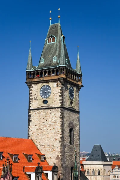 Prag 'daki eski belediye binası. — Stok fotoğraf