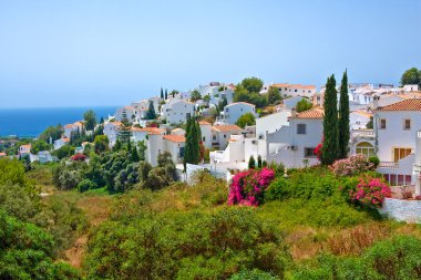 Spanish landscape, Nerja clipart