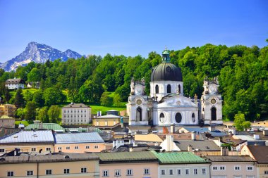 View on Salzburg, Austria clipart