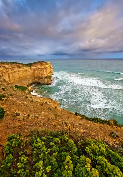 Formations rocheuses sur le littoral, Great Ocean Road — Photo