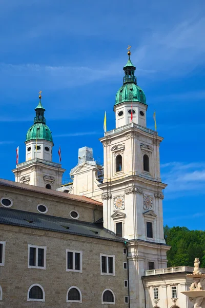 Kathedraal in salzburg, Oostenrijk — Stockfoto