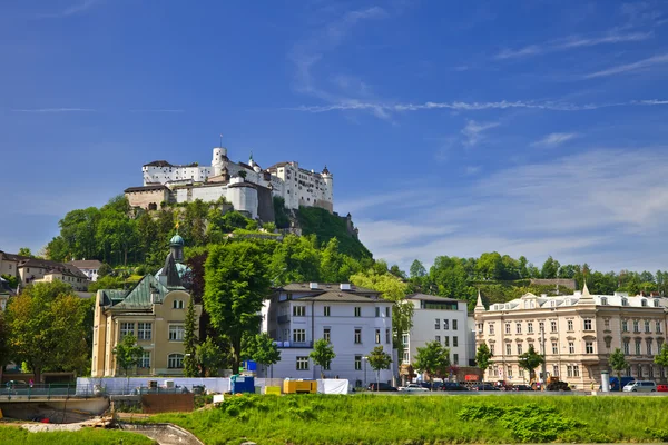 ホーエンザルツブルグ要塞、ザルツブルク、オーストリア — ストック写真