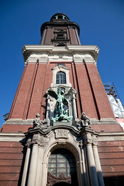 Michel igreja em Hamburgo — Fotografia de Stock